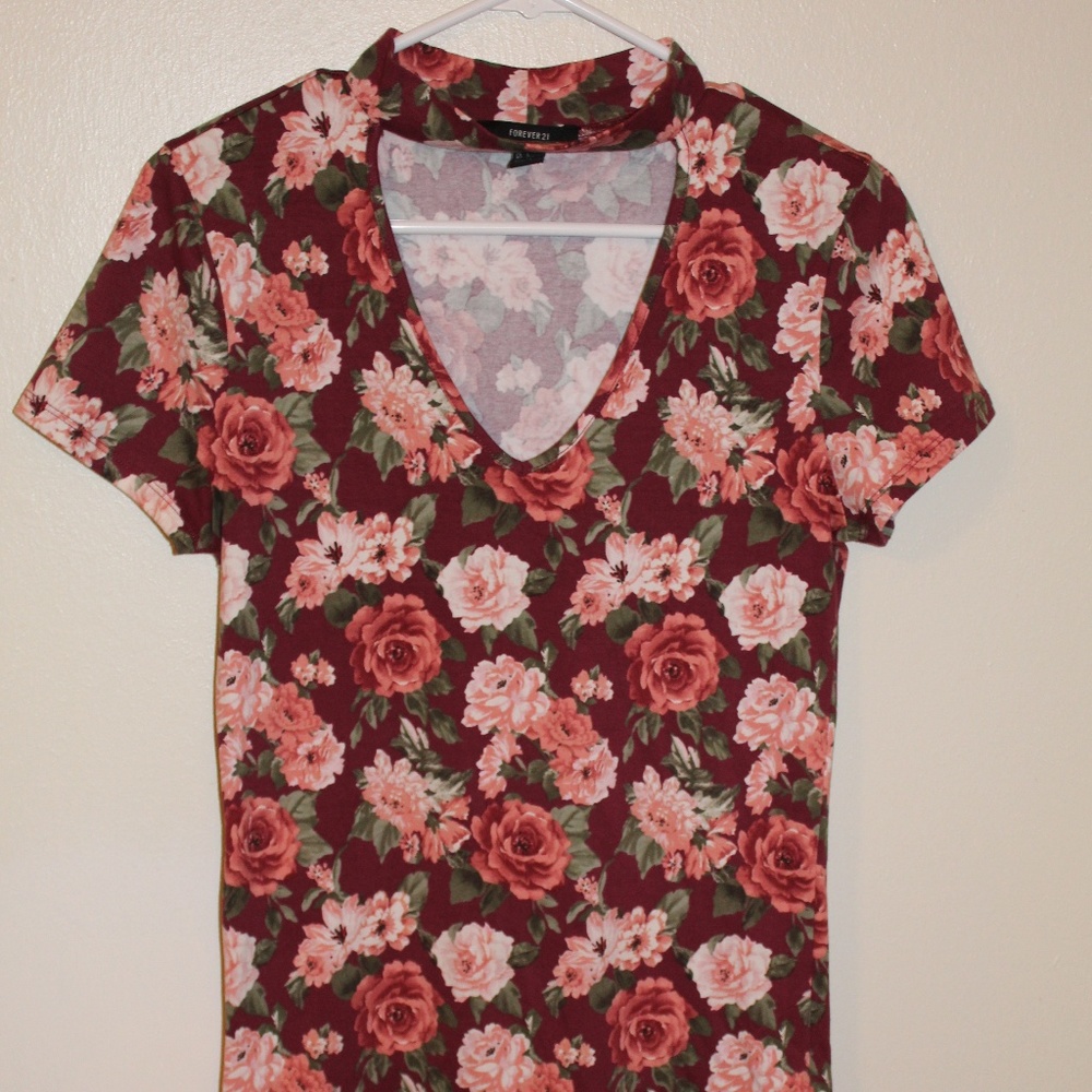 Floral Body Con Dress